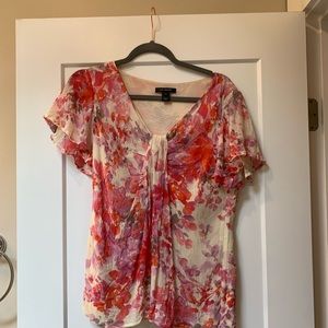 Multi color top by St. John!